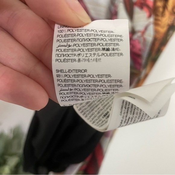 [Desigual] Women's Beaded Neckline Printed Elastic Waist Sleeveless Dress - Picture 6 of 8